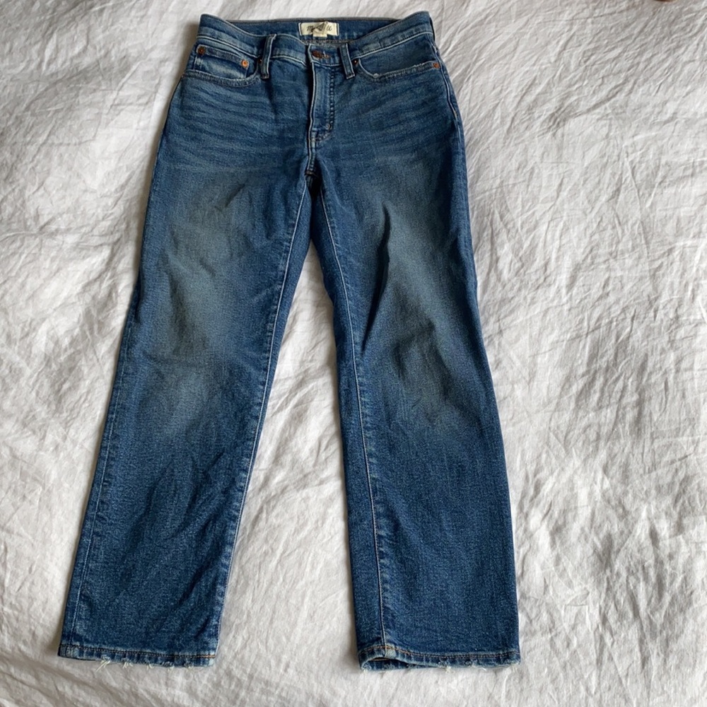Madewell Mid-rise Classic Straight Jeans - Picture 2 of 5